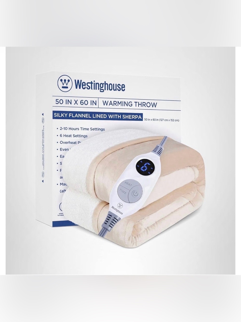 Westinghouse Heated Throw Blanket